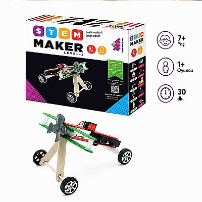 STEAM - MAKER ELEKTRONİK SETİ Level-2 5+ Yaş 1+ Oyuncu (Sadece Elektronik Malzemeler) - 1