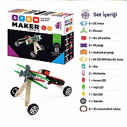 STEAM - MAKER ELEKTRONİK SETİ Level-2 5+ Yaş 1+ Oyuncu (Sadece Elektronik Malzemeler) - 3