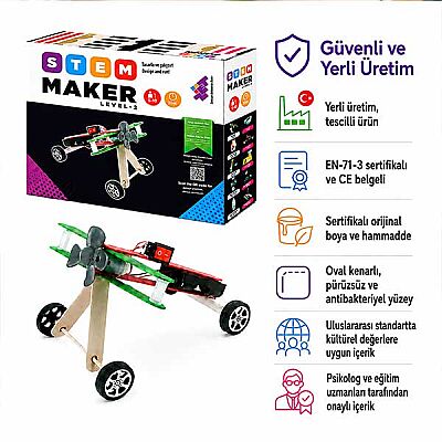 STEAM - MAKER ELEKTRONİK SETİ Level-2 5+ Yaş 1+ Oyuncu (Sadece Elektronik Malzemeler) - 6