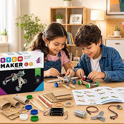 STEAM - MAKER ELEKTRONİK SETİ Level-2 5+ Yaş 1+ Oyuncu (Sadece Elektronik Malzemeler) - 2