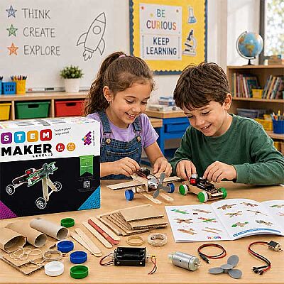 STEAM - MAKER ELEKTRONİK SETİ Level-2 5+ Yaş 1+ Oyuncu (Sadece Elektronik Malzemeler) - 4