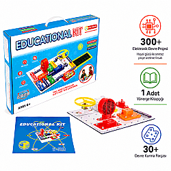 EDUCATIONAL KIT Eğlenceli ve Öğretici Elektronik Deney Seti 300+ Deney 8+ Yaş - 3