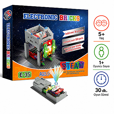Electronic Bricks Elektronik Deney Seti 200+ Deney 5+ Yaş 1+ Oyuncu - 1