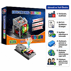 Electronic Bricks Elektronik Deney Seti 200+ Deney 5+ Yaş 1+ Oyuncu - 7