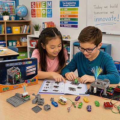 Electronic Bricks Elektronik Deney Seti 200+ Deney 5+ Yaş 1+ Oyuncu - 4