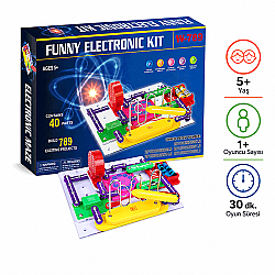 Funny Electronic Kit Eğlenceli ve Öğretici Elektronik Deney Seti 100+ Deney 5+ Yaş - TEACHER WANG