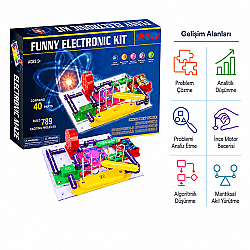 Funny Electronic Kit Eğlenceli ve Öğretici Elektronik Deney Seti 100+ Deney 5+ Yaş - 5