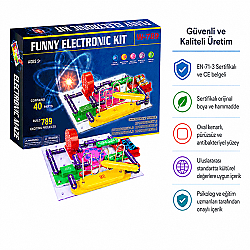 Funny Electronic Kit Eğlenceli ve Öğretici Elektronik Deney Seti 100+ Deney 5+ Yaş - 6