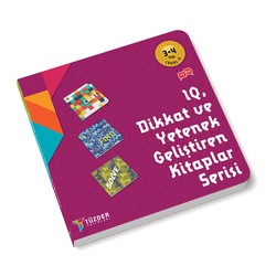 LEVEL 2 (3-4 Yaş / IQ, Dikkat ve Yetenek Geliştiren Kitaplar Serisi - TÜZDER Yayınları
