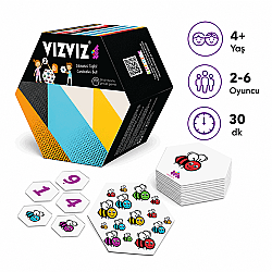 VIZ VIZ Dikkat ve Zeka Oyunu 4+ Yaş 8 Oyuncu - 