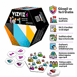 VIZ VIZ Dikkat ve Zeka Oyunu 4+ Yaş 8 Oyuncu - 6