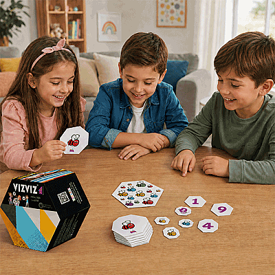 VIZ VIZ Dikkat ve Zeka Oyunu 4+ Yaş 8 Oyuncu - 2
