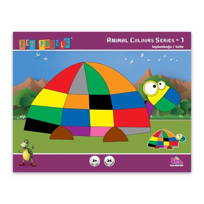 ZET PUZZLE Animal Colours Series-1 Kaplumbağa/Turtle