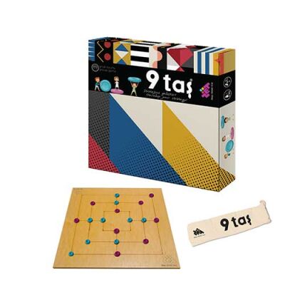 9 Taş & 3 Taş Zeka ve Akıl Oyunu 5+ Yaş 2 Oyuncu - 2