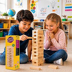 Ahşap DENGE OYUNU 54 Parça 3+ Yaş 2+ Oyuncu - 3