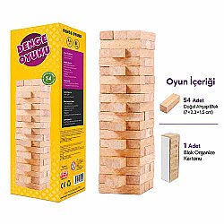 Ahşap DENGE OYUNU 54 Parça 3+ Yaş 2+ Oyuncu - 2