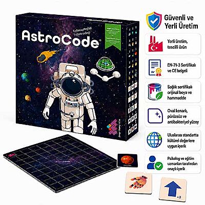 ASTROCODE Kodlama Oyunu 5+ Yaş 1+ Oyuncu - 5