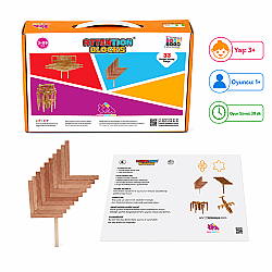 ATTENTION BLOCKS 33 Ahşap Parça Denge Oyunu 3+ Yaş 1+ Oyuncu - ZET Zeka