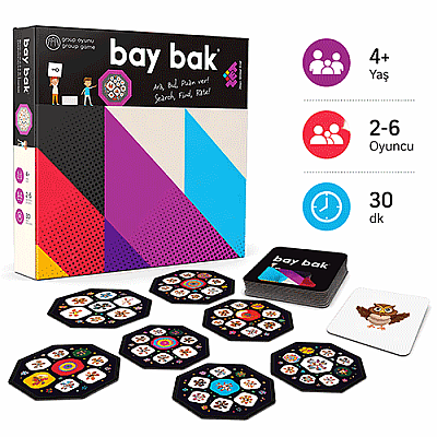 BAY BAK Zeka ve Akıl Oyunu 4+ Yaş 8 Oyuncu - 1