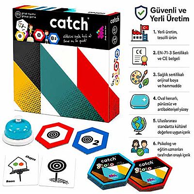 CATCH Zeka ve Akıl Oyunu 4+ Yaş 2-6 Oyuncu - 6