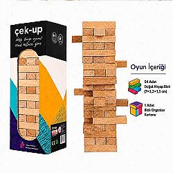 ÇEKUP Ahşap Denge Oyunu 3+ Yaş 2+ Oyuncu - 3