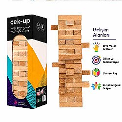ÇEKUP Ahşap Denge Oyunu 3+ Yaş 2+ Oyuncu - 5