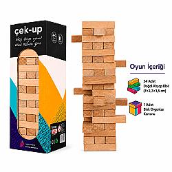 ÇEKUP Ahşap Denge Oyunu 3+ Yaş 2+ Oyuncu - 3