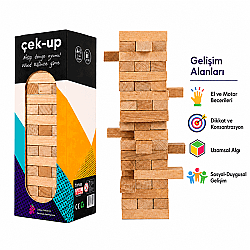 ÇEKUP Ahşap Denge Oyunu 3+ Yaş 2+ Oyuncu - 5