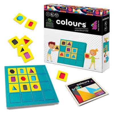 COLOURS (Renklerle Sudoku) Zeka ve Akıl Oyunu 4+ Yaş 1 Oyuncu - 1