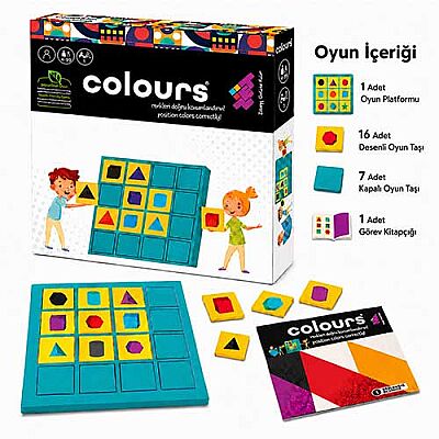 COLOURS (Renklerle Sudoku) Zeka ve Akıl Oyunu 4+ Yaş 1 Oyuncu - 3