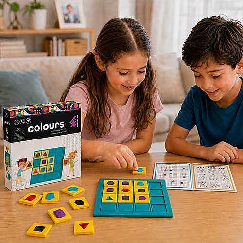 COLOURS (Renklerle Sudoku) Zeka Oyunu 4+ Yaş 1 Oyuncu | ZET