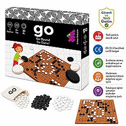 GO Ahşap Zeka ve Akıl Oyunu 5+ Yaş 2 Oyuncu (13x13 Kare) - 6