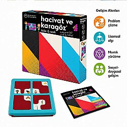 Hacivat ve Karagöz Hide & Find Zeka ve Akıl Oyunu 3+ Yaş 1+ Oyuncu - 5