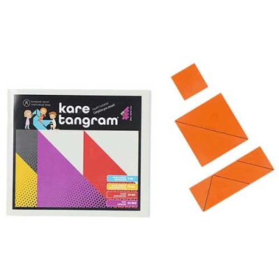 KARE TANGRAM Zeka Oyunu (7 Parça 36 Farklı Şekil) 3+ Yaş 1+ Oyuncu - 2