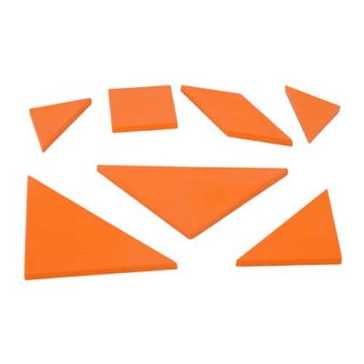 KARE TANGRAM Zeka Oyunu (7 Parça 36 Farklı Şekil) 3+ Yaş 1+ Oyuncu - 4