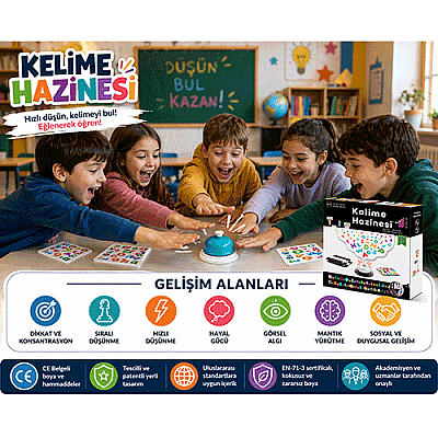 Kelime Hazinesi Zeka ve Akıl Oyunu 6+ Yaş 2+ Oyuncu - 2
