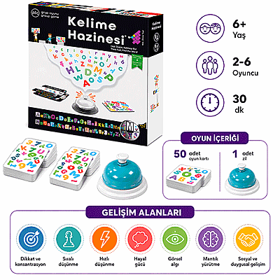 Kelime Hazinesi Zeka ve Akıl Oyunu 6+ Yaş 2+ Oyuncu - 14