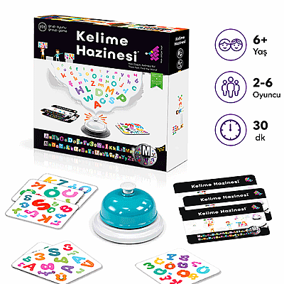 Kelime Hazinesi Zeka ve Akıl Oyunu 6+ Yaş 2+ Oyuncu - 1