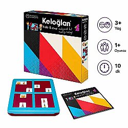 KELOĞLAN Hide & Find Zeka ve Akıl Oyunu 3+ Yaş 1+ Oyuncu - ZET Zeka