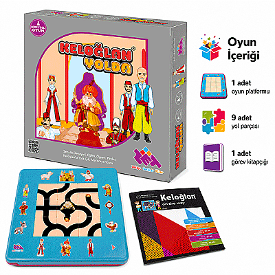 KELOĞLAN YOLDA Zeka ve Akıl Oyunu 3+ Yaş 1+ Oyuncu - 3