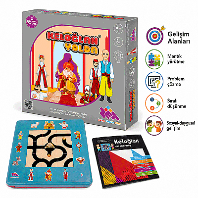 KELOĞLAN YOLDA Zeka ve Akıl Oyunu 3+ Yaş 1+ Oyuncu - 5