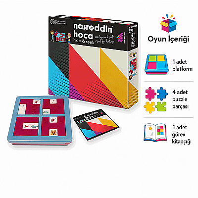 NASREDDİN HOCA Hide & Seek Zeka ve Akıl Oyunu 3+ Yaş 1+ Oyuncu - 2