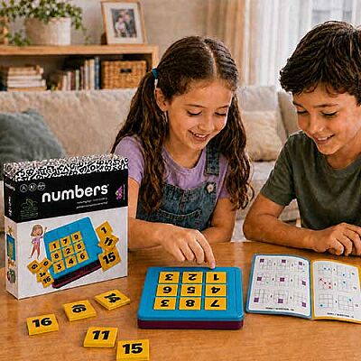 NUMBERS Matematik Zeka Oyunu 4+ Yaş 1 Oyuncu - 5