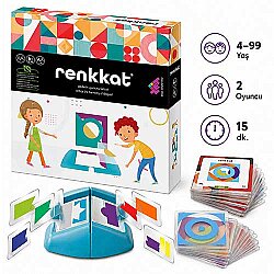 RENKKAT (İki Kişilik) Zeka Oyunu 4+ Yaş 2 Oyuncu - ZET Zeka