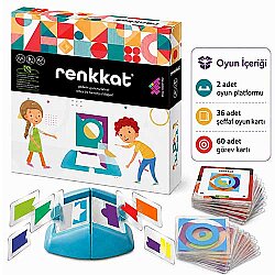 RENKKAT (İki Kişilik) Zeka Oyunu 4+ Yaş 2 Oyuncu - 3