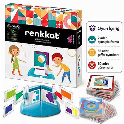 RENKKAT (İki Kişilik) Zeka Oyunu 4+ Yaş 2 Oyuncu - 3