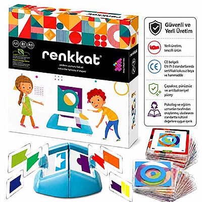RENKKAT (İki Kişilik) Zeka Oyunu 4+ Yaş 2 Oyuncu - 6