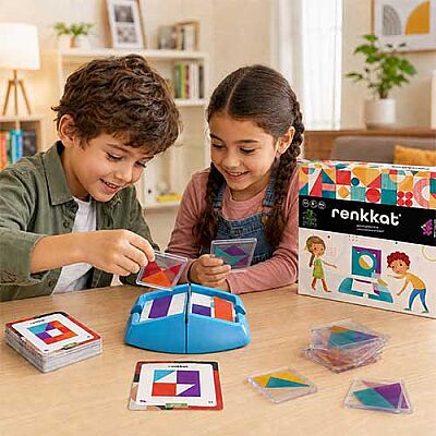 RENKKAT (İki Kişilik) Zeka Oyunu 4+ Yaş 2 Oyuncu - 4
