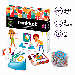 RENKKAT (Tekli) Dikkat ve Zeka Oyunu 4+ Yaş 1 Oyuncu - ZET Zeka