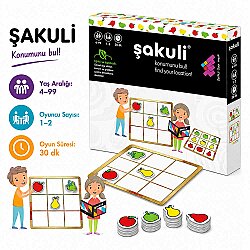 ŞAKULİ (Meyvelerle Sudoku) Zeka ve Akıl Oyunu 3+ Yaş 1+ Oyuncu - ZET Zeka